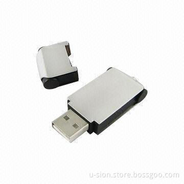 OEM Fashionable and Personalized Metal USB Disk with Logos Print, for Free Gifts